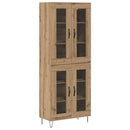 vidaXL Magasfiú Artisan tölgy 69,5 x 34 x 180 cm Faanyag
