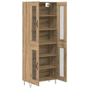 vidaXL Magasfiú Artisan tölgy 69,5 x 34 x 180 cm Faanyag