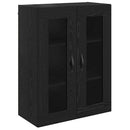vidaXL Magasfiú Fekete tölgy 69,5 x 34 x 180 cm Faanyag