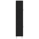 vidaXL Magasfiú Fekete tölgy 69,5 x 34 x 180 cm Faanyag