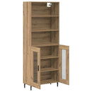vidaXL Magasfiú 2 pcs Artisan tölgy 69,5 x 32,5 x 180 cm Faanyag
