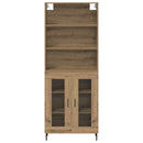 vidaXL Magasfiú 2 pcs Artisan tölgy 69,5 x 32,5 x 180 cm Faanyag