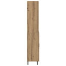 vidaXL Magasfiú 2 pcs Artisan tölgy 69,5 x 32,5 x 180 cm Faanyag