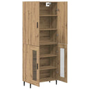 vidaXL Magasfiú 2 pcs Öreg fa 69,5 x 34 x 180 cm Faanyag
