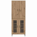 vidaXL Magasfiú 2 pcs Öreg fa 69,5 x 34 x 180 cm Faanyag