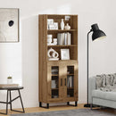vidaXL Magasfiú 2 pcs Artisan tölgy 69,5 x 34 x 180 cm Faanyag