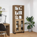 vidaXL Magasfiú 2 pcs Artisan tölgy 69,5 x 34 x 180 cm Faanyag