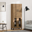 vidaXL Magasfiú 2 pcs Artisan tölgy 69,5 x 34 x 180 cm