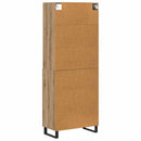 vidaXL Magasfiú 2 pcs Artisan tölgy 69,5 x 34 x 180 cm