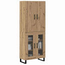 vidaXL Magasfiú 2 pcs Artisan tölgy 69,5 x 34 x 180 cm