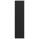 vidaXL Ruhásszekrény polcokkal Fekete tölgy 100 x 50 x 200 cm Faanyag