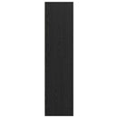 vidaXL Ruhásszekrény polcokkal Fekete tölgy 100 x 50 x 200 cm Faanyag