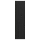 vidaXL Ruhásszekrény fiókkal Fekete tölgy 50 x 30 x 200 cm Faanyag
