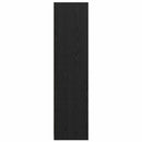 vidaXL Ruhásszekrény fiókkal Fekete tölgy 80 x 50 x 200 cm Faanyag
