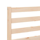vidaXL Ágykeret Természetes 208,5 x 157,5 x 69,5 cm Tömör fenyőfa