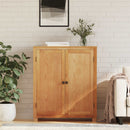 vidaXL Cabinet tárolóval ajtóval Barna 80 x 35 x 95 cm Tömör Tölgyfa