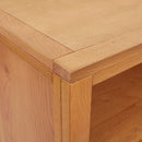 vidaXL Cabinet tárolóval Barna 80 x 35 x 95 cm Tömör Tölgyfa