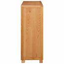 vidaXL Cabinet fiókkal tárolóval Barna 80 x 35 x 95 cm Tömör Tölgyfa
