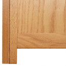 vidaXL Cabinet tárolóval ajtóval Barna 78 x 50 x 70 cm Tömör Tölgyfa