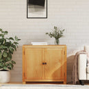 vidaXL Cabinet tárolóval ajtóval Barna 78 x 50 x 70 cm Tömör Tölgyfa