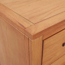 vidaXL Cabinet fiókkal tárolóval Barna 80 x 50 x 70 cm Tömör Tölgyfa