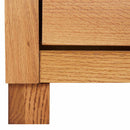 vidaXL Cabinet fiókkal tárolóval Barna 80 x 50 x 70 cm Tömör Tölgyfa