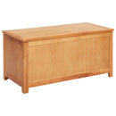 vidaXL Tároló Doboz 90 x 45 x 45 cm Tömör Tölgyfa