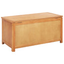 vidaXL Tároló Doboz 90 x 45 x 45 cm Tömör Tölgyfa
