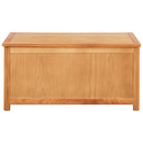 vidaXL Tároló Doboz 90 x 45 x 45 cm Tömör Tölgyfa