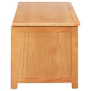 vidaXL Tároló Doboz 90 x 45 x 45 cm Tömör Tölgyfa