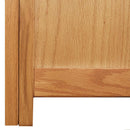 vidaXL Tároló Doboz 110 x 45 x 45 cm Tömör Tölgyfa