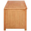 vidaXL Tároló Doboz 110 x 45 x 45 cm Tömör Tölgyfa