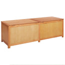 vidaXL Tároló Doboz 150 x 45 x 45 cm Tömör Tölgyfa