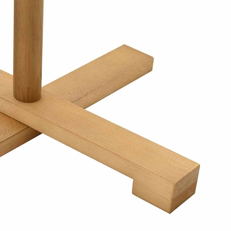 vidaXL Fából készült Karácsonyfa állvánnyal Barna 210 cm bambusz