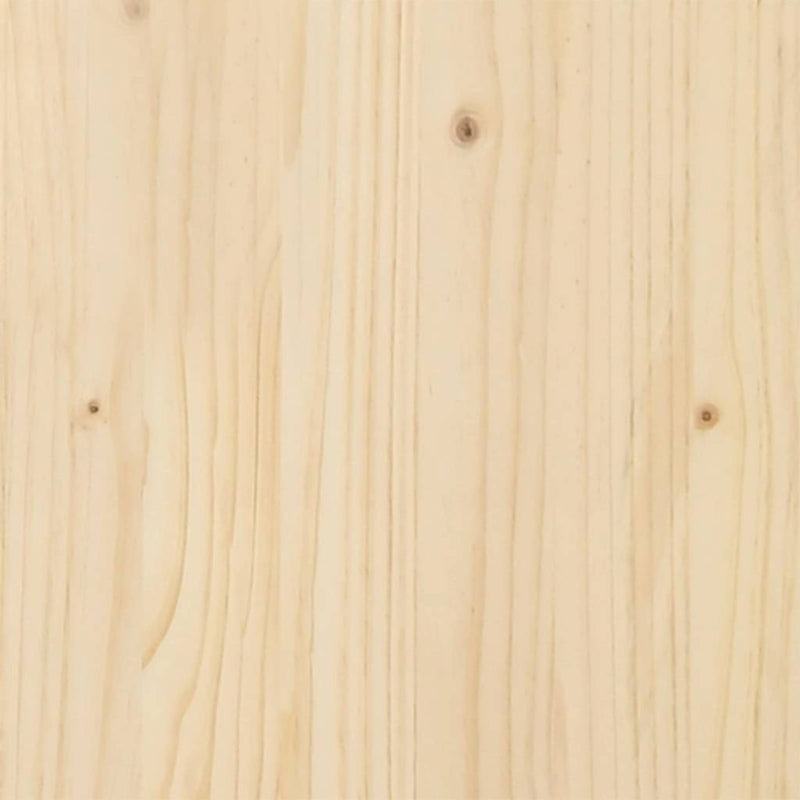 vidaXL Fából készült Karácsonyfa Természetes 125 cm Tömör fenyőfa