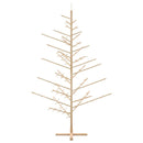 vidaXL Fából készült Karácsonyfa Természetes 210 cm Tömör fenyőfa