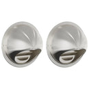 vidaXL Levegő szellőzőfedél 2 pcs Ezüst 100 mm Rozsdamentes acél
