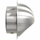 vidaXL Levegő szellőzőfedél 8 pcs Ezüst 100 mm Rozsdamentes acél