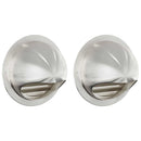 vidaXL Levegő szellőzőfedél 2 pcs Ezüst 150 mm Rozsdamentes acél