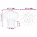 vidaXL Cseppentő Levélvédő 2 pcs Ezüst 75 mm Rozsdamentes acél
