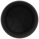vidaXL Kerek Virágcserép 24 pcs Fekete Ø 19 x 16 cm Műanyag
