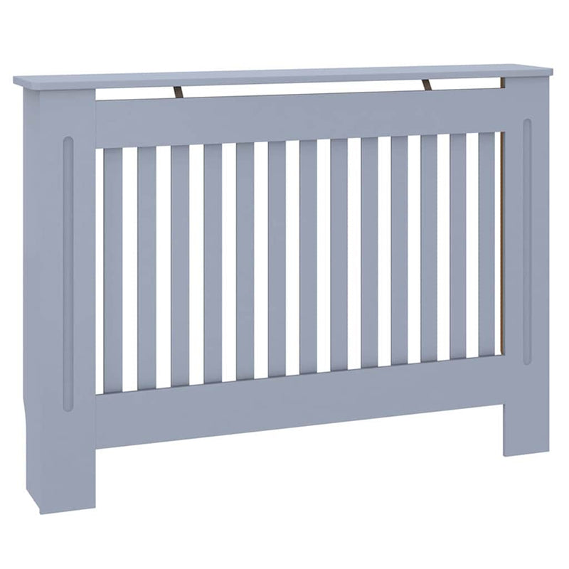 vidaXL Radiátorfedél 2 pcs Szürke 112x19x81.5cm Mérnökifa