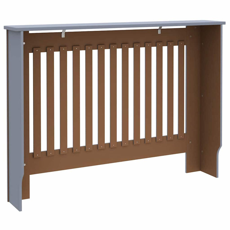 vidaXL Radiátorfedél 2 pcs Szürke 112x19x81.5cm Mérnökifa