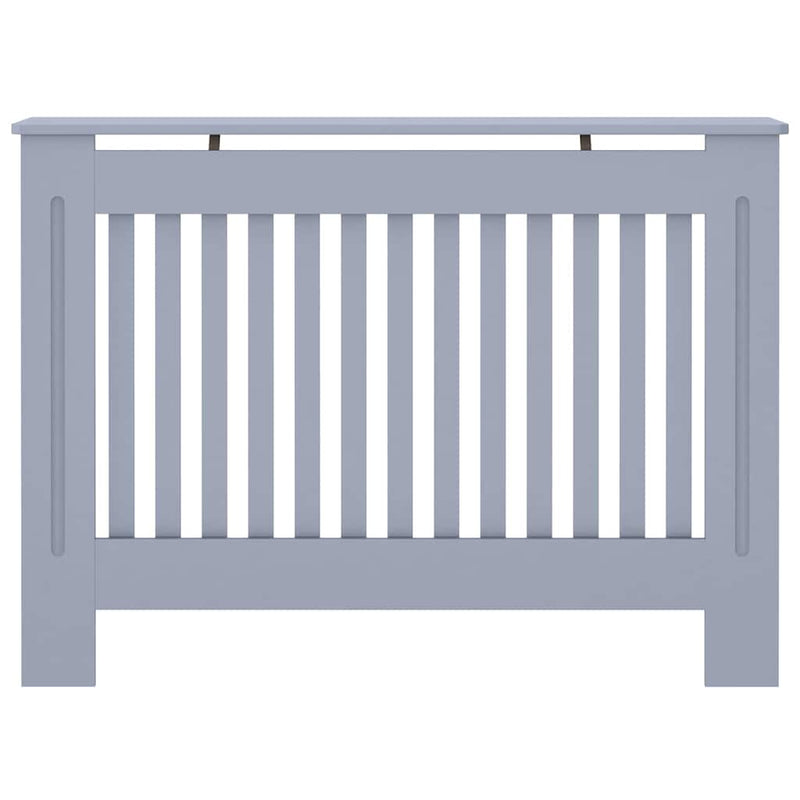vidaXL Radiátorfedél 2 pcs Szürke 112x19x81.5cm Mérnökifa
