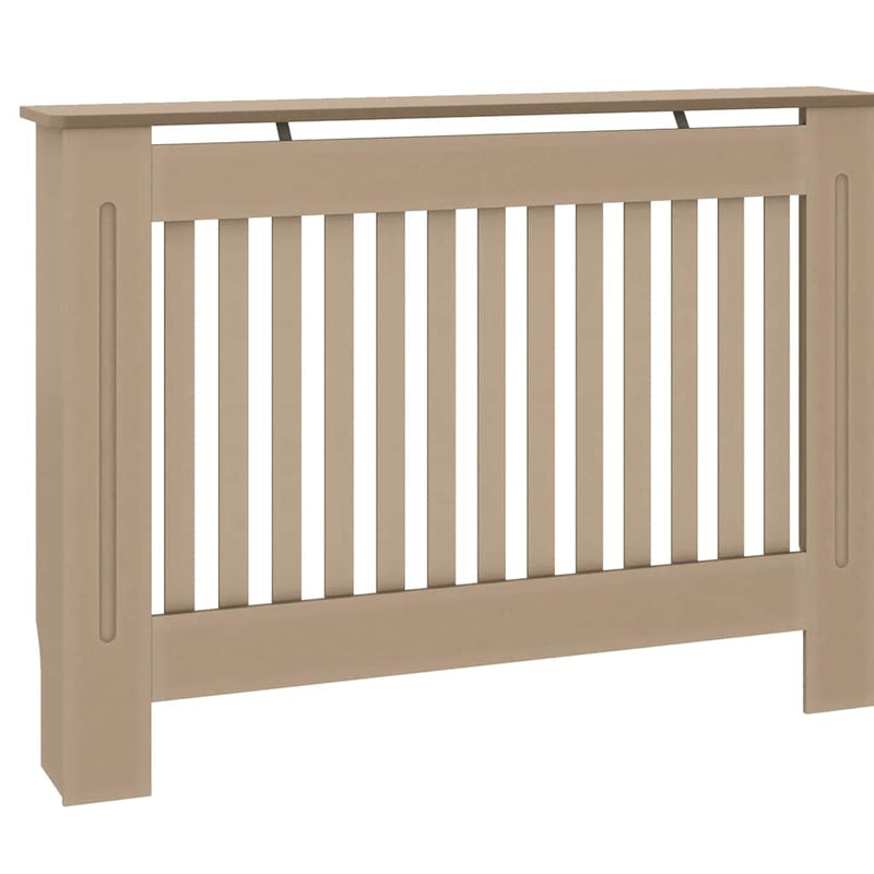 vidaXL Radiátor fedezék 2 pcs Barna 112x19x81.5cm Faanyag