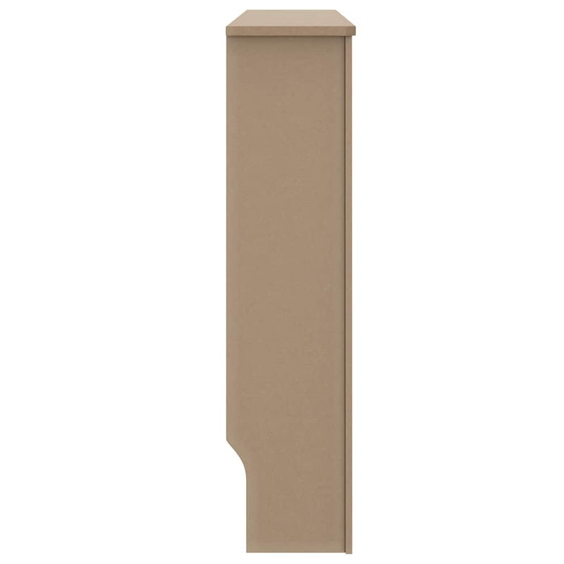 vidaXL Radiátor fedezék 2 pcs Barna 112x19x81.5cm Faanyag