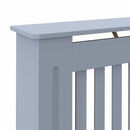 vidaXL Radiátor fedezék 2 pcs Szürke 152 x 19 x 81,5cm Faanyag