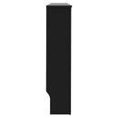 vidaXL Radiátor fedezék 2 pcs Fekete 152 x 19 x 81,5cm Faanyag