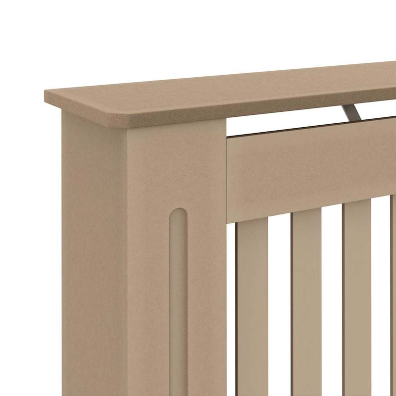 vidaXL Radiátor fedezék 2 pcs Barna 152x19x81.5cm Faanyag