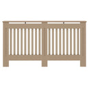 vidaXL Radiátor fedezék 2 pcs Sonoma Tölgy 152 x 19 x 81,5cm Faanyag